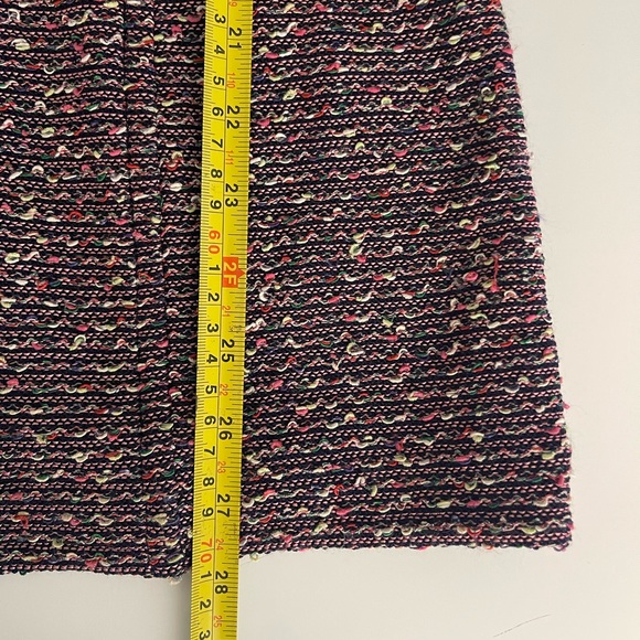 St. John Collection Tweed Blazer Jacket Texture Knit Multicolor - Picture 11 of 11